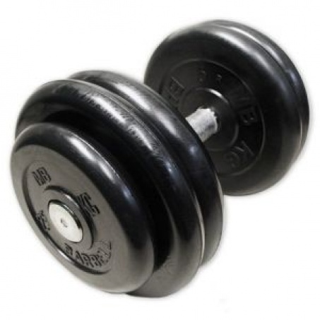 Обрезиненная гантель MB Barbell Tight Set 26 кг