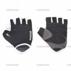 Reebok для фитнеса - черные L/XL из каталога пар тренажерных перчаток в Саратове по цене 1450 ₽