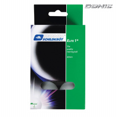 Donic Elite 1  6 шт. белый из каталога мячей для настольного тенниса в Саратове по цене 430 ₽
