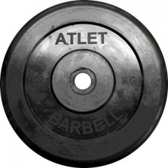 MB Barbell Atlet - 31 мм - 10 кг из каталога дисков для штанги с посадочным диаметром 30 мм.  в Саратове по цене 3185 ₽