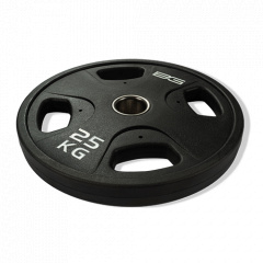 Bronze Gym обрезиненный черный 25 кг  BG-PA-PL-P250 из каталога дисков для штанги с посадочным диаметром 50 мм. в Саратове по цене 10390 ₽