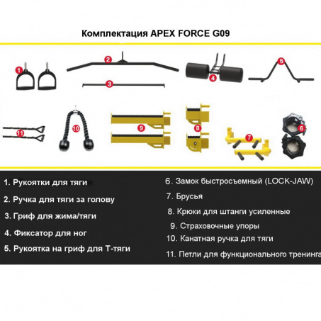 Рендер-1 для Apex Force G09 желтая