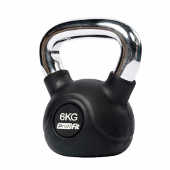 с хромированной ручкой 6 кг в Саратове по цене 2810 ₽ в категории гири Profi Fit