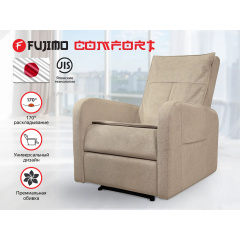 Fujimo COMFORT CHAIR F3005 FMW с механическим приводом Ваниль из каталога массажных кресел в Саратове по цене 51900 ₽