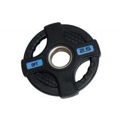 Original FitTools черный с двумя хватами 2,5 кг из каталога дисков для штанги с посадочным диаметром 50 мм. в Саратове по цене 1110 ₽