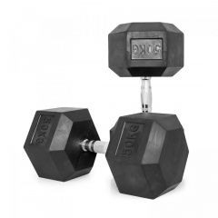 VictoryFit гексагональная VF-H500 (50 кг) 1 шт. из каталога обрезиненных гантелей в Саратове по цене 14540 ₽