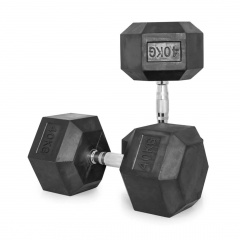 VictoryFit гексагональная VF-H400 (40 кг) 1 шт. из каталога обрезиненных гантелей в Саратове по цене 11650 ₽