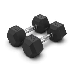 VictoryFit гексагональная VF-H100 (10 кг) 1 шт. из каталога обрезиненных гантелей в Саратове по цене 2980 ₽