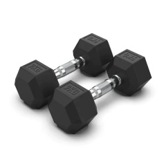 VictoryFit гексагональная VF-H090 (9 кг) 1 шт. из каталога обрезиненных гантелей в Саратове по цене 2640 ₽