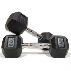 VictoryFit гексагональная VF-H050 (5 кг) 1 шт. из каталога обрезиненных гантелей в Саратове по цене 1530 ₽