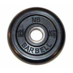 MB Barbell обрезиненный (металлическая втулка) 1.25 кг / диаметр 26 мм из каталога дисков для штанги с посадочным диаметром 26 мм.  в Саратове по цене 1170 ₽