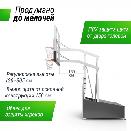 Рендер-2 для Unix Line B-Stand-PC 72’’x42’’ R45 H120-305 см