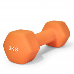 UnixFit 2 кг Orange DBNEO2OG из каталога неопреновых  гантелей в Саратове по цене 940 ₽