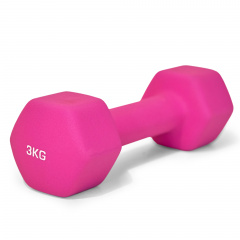 UnixFit 3 кг Pink DBNEO3PK из каталога неопреновых  гантелей в Саратове по цене 1280 ₽