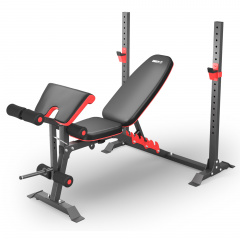 Скамья для жима со стойками UnixFit BENCH 130DD в Саратове по цене 26890 ₽