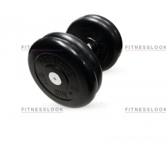 MB Barbell - 21 кг из каталога обрезиненных гантелей в Саратове по цене 3596 ₽