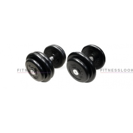 Обрезиненная гантель MB Barbell Tight Set 38.5 кг