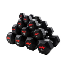 Octagon Dumbbell 10 пар от 2,5 до 25кг в Саратове по цене 176210 ₽ в категории гантельные ряды UFC