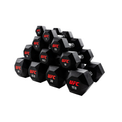 Octagon Dumbbell 5 пар от 10 до 20кг в Саратове по цене 96140 ₽ в категории гантельные ряды UFC