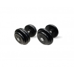 MB Barbell классик - 36 кг из каталога обрезиненных гантелей в Саратове по цене 14431 ₽