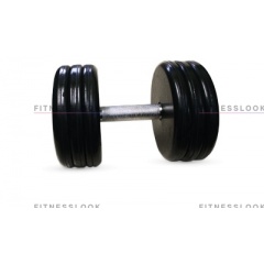 MB Barbell классик - 39 кг из каталога обрезиненных гантелей в Саратове по цене 7759 ₽