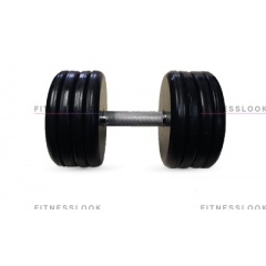 MB Barbell классик - 44 кг из каталога обрезиненных гантелей в Саратове по цене 8603 ₽