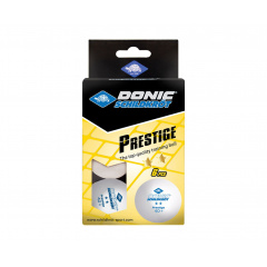 Donic PRESTIGE 2, 40+ 6 штук, белые из каталога мячей для настольного тенниса в Саратове по цене 590 ₽
