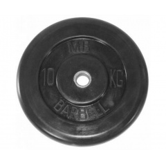 MB Barbell 10 кг металлическая втулка из каталога дисков для штанги с посадочным диаметром 30 мм.  в Саратове по цене 4450 ₽
