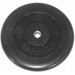 MB Barbell 15 кг металлическая втулка из каталога дисков для штанги с посадочным диаметром 30 мм.  в Саратове по цене 6250 ₽