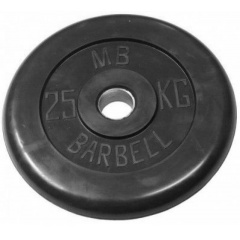 MB Barbell 25 кг металлическая втулка из каталога дисков для штанги с посадочным диаметром 30 мм.  в Саратове по цене 10390 ₽