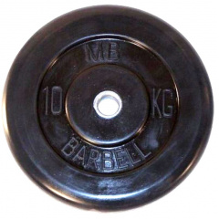MB Barbell 10 кг металлическая втулка из каталога дисков для штанги с посадочным диаметром 26 мм.  в Саратове по цене 4450 ₽