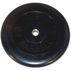 MB Barbell 15 кг металлическая втулка из каталога дисков для штанги с посадочным диаметром 26 мм.  в Саратове по цене 6250 ₽