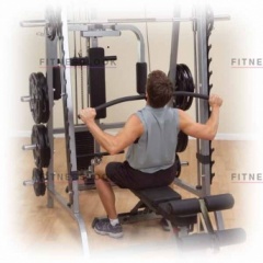 Body Solid GLA348QS - верхняя тяга из каталога опций к тренажеру в Саратове по цене 80990 ₽