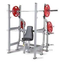 AeroFit Neo NOMB - со стойками - армейский жим из каталога скамей со стойкой в Саратове по цене 62140 ₽