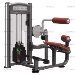 AeroFit IT9332 - разгибание спины из каталога грузоблочных тренажеров в Саратове по цене 205200 ₽