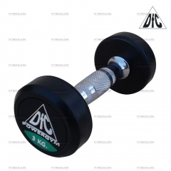 DFC PowerGym пара - 3 кг из каталога обрезиненных гантелей в Саратове по цене 1960 ₽