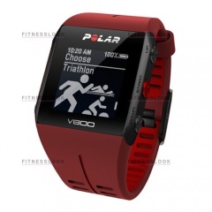 Polar V800 с датчиком H7 (красный) из каталога наручных пульсометров и трекеров в Саратове по цене 31237 ₽