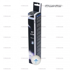 Donic 2T-CLUB - 6шт. - белые из каталога мячей для настольного тенниса в Саратове по цене 450 ₽